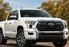 White pickup truck